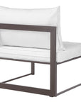 Fortuna Aluminum Patio Armless Chair - From Where -