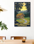 Framed Lake Arrowhead Print - From Where - Living Room