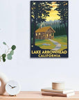 Framed Lake Arrowhead Print - From Where - Living Room