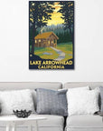 Framed Lake Arrowhead Print - From Where - Living Room