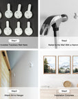 Framed Mountain Canvas Wall Art Set - From Where -