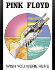 Framed Pink Floyd Print Poster - From Where -