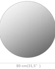 Frameless Mirror Round 31.5" - From Where -