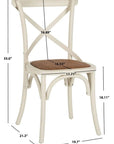 Franklin 18" X Back Chair (Set of 2) - From Where Finds -