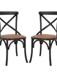 Franklin 18" X Back Chair (Set of 2) - From Where Finds -
