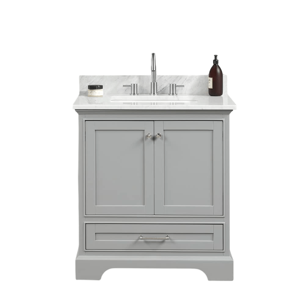 Freestanding Wooden Bathroom Vanity - From Where -