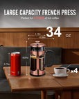 French Press Coffee Maker - From Where -