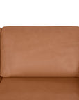 Freya Genuine Leather Loveseat - From Where -
