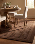 Fritz Checked Wool Rug - From Where Finds -