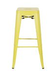 Frosted Lemon Counter Stool (Set of 4) - From Where -