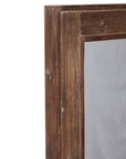 Full Length Wooden Wall Mirror - From Where -