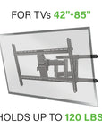 Full - Motion TV Mount for TVs 42" - 85" - From Where -