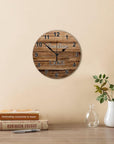 Funny Lake Time Wood Silent Wall Clock - From Where -