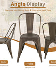 Furmax Metal Dining Chair - From Where -
