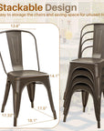 Furmax Metal Dining Chair - From Where -