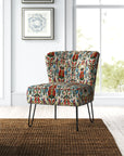 Gael Side Chair with Hairpin Legs - From Where -