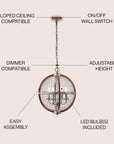 Gaines 4 - Light Industrial Pendant - From Where -