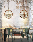 Gaines 4 - Light Industrial Pendant - From Where -