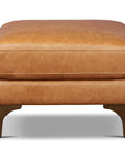 Genuine Italian Leather Ottoman - From Where -