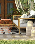Geometric Iron Side Table - From Where -