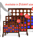 Giant Wooden Connect 4 Row Game - From Where -
