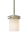 Glass Cylinder Pendant Light - From Where -