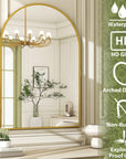 Gold Arch Bathroom Mirror - From Where -