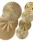 Gold Circular Wall Decorations - From Where -