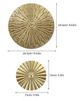 Gold Circular Wall Decorations - From Where -