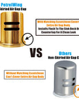 Gold Dishwasher Air Gap Cover - From Where -