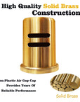 Gold Dishwasher Air Gap Cover - From Where -
