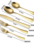 Gold Flatware 20 - Piece Set - From Where -