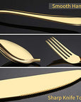 Gold Flatware 20 - Piece Set - From Where -