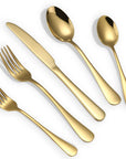 Gold Flatware 20 - Piece Set - From Where -