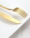 Gold Flatware 20 - Piece Set - From Where -