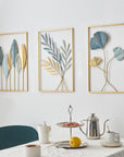 Gold Leaf Wall Decor (Set of 3) - From Where -