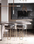 Golden Legs Bar Stools Set of 2 - From Where -