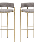 Golden Legs Bar Stools (Set of 2) - From Where -