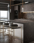Golden Legs Bar Stools Set of 2 - From Where -