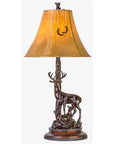 Grand Buck & Doe Table Lamp - From Where -