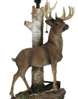 Grand Elk Climbing Rock Slope Table Lamp - From Where -