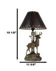 Grand Elk Climbing Rock Slope Table Lamp - From Where -