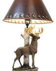 Grand Elk Climbing Rock Slope Table Lamp - From Where -