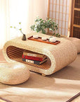 Grass Rattan Coffee Table - From Where -