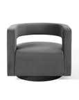 Gray Modway Spin armchairs - From Where -