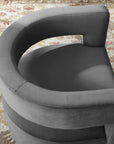 Gray Modway Spin armchairs - From Where -