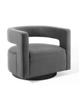 Gray Modway Spin armchairs - From Where -