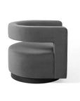 Gray Modway Spin armchairs - From Where -