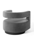 Gray Modway Spin armchairs - From Where -