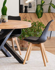 Greta Scandinavian Black Chairs - From Where -